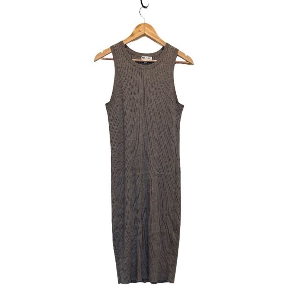 Prologue Sleeveless Tan Knit Midi Dress